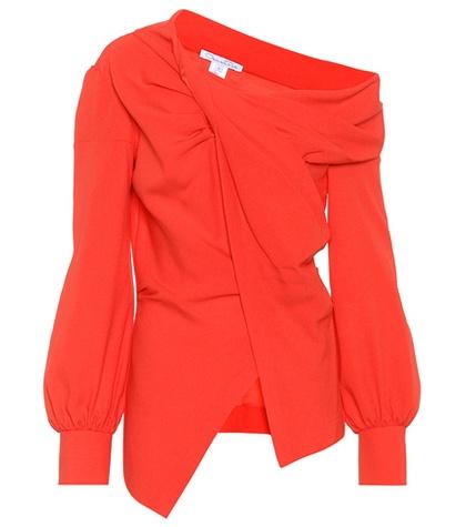 Oscar De La Renta Crêpe Top