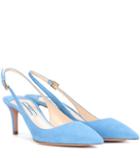 Prada Suede Slingback Pumps