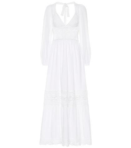 Anna Kosturova Victoriana Cotton Maxi Dress