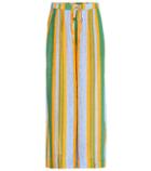 Diane Von Furstenberg Beach Linen-blend Culottes