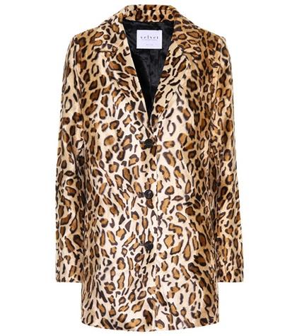 Velvet Celine Faux Fur Blazer