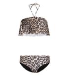 Ganni Nova Leopard-printed Bikini