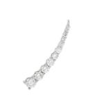 Sydney Evan Graduated Earwire 14kt White Gold Earring With Diamonds