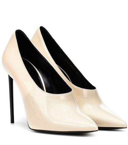 Saint Laurent Teddy Patent Leather Pumps