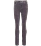 Proenza Schouler Maria Velvet High-rise Skinny Jeans
