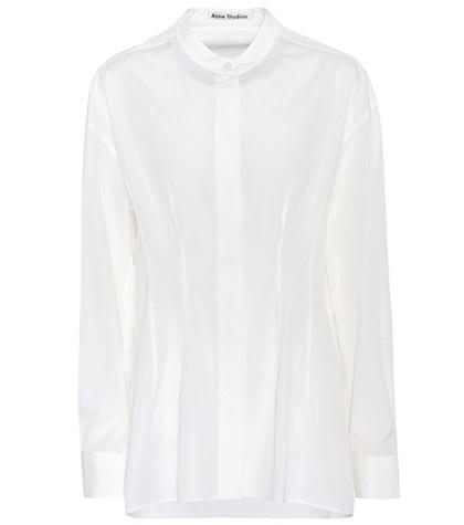 Fendi Basic Dry Cotton Poplin Shirt