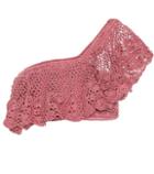 Anna Kosturova Filigree Crocheted Cotton Crop Top