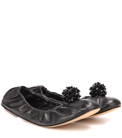 Simone Rocha Leather Ballerinas