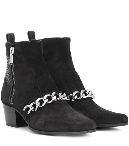 Roger Vivier Ella Suede Ankle Boots