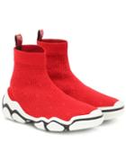 Red (v) Red (v) Glam Run Sock Sneakers