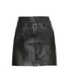 Polo Ralph Lauren Sally Embellished Leather Skirt