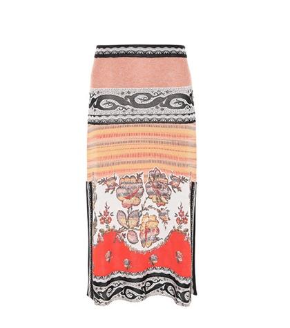 Etro Knitted Jacquard Skirt