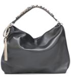 Jimmy Choo Callie Leather Shoulder Bag