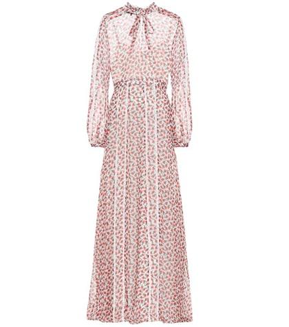Rochas Floral-printed Silk Maxi Dress