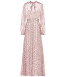 Rochas Floral-printed Silk Maxi Dress