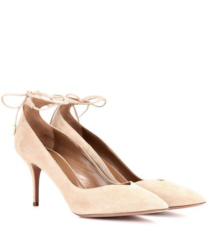Gianvito Rossi Allure 75 Suede Pumps