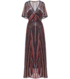 Valentino Striped Knit Maxi Dress
