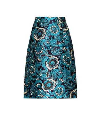Dolce & Gabbana Jacquard A-line Skirt