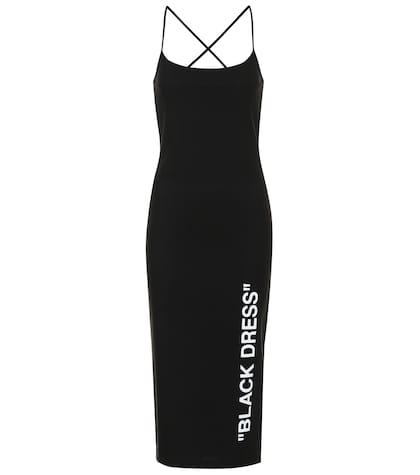 Off-white Longuette Midi Dress
