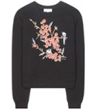 Carven Embroidered Cotton Sweater