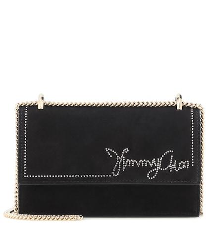 Jimmy Choo Leni Suede Shoulder Bag