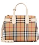 Aquazzura The Small Banner Check Tote