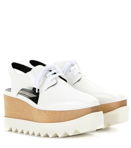 Stella Mccartney Elyse Platform Cut-out Derby Shoes