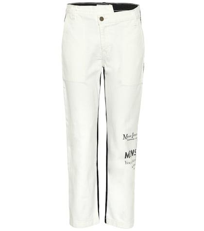 Monse Logo-printed Straight Jeans
