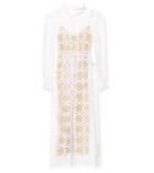 Diane Von Furstenberg Leandra Eyelet Cotton Dress