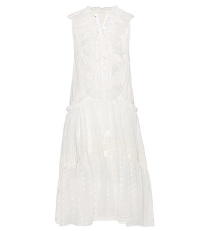 Chlo Embroidered Cotton Dress