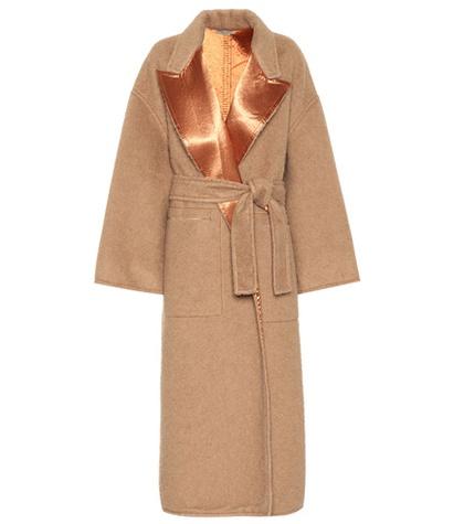 Etro Satin-trimmed Wool Coat