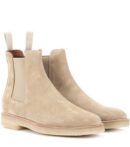 Common Projects Suede Chelsea Ankle Boots