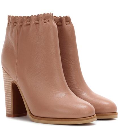 See By Chlo Leather Ankle Boots