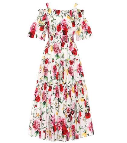 Kayu Off-the-shoulder Cotton Dress