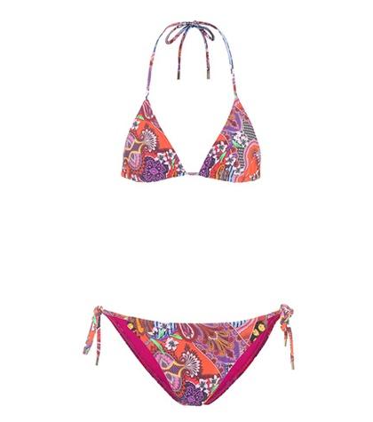 Isabel Marant Printed Triangle Bikini
