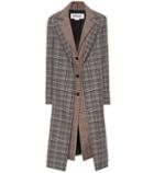 Monse Checked Wool-blend Coat