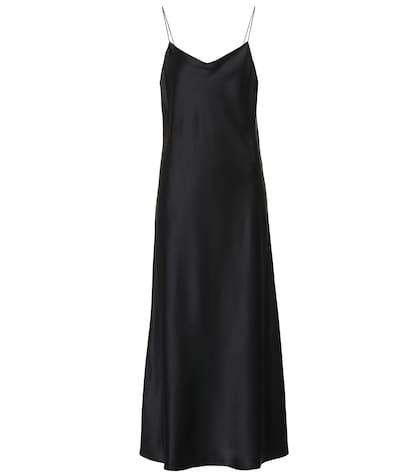 Joseph Silk Satin Midi Dress