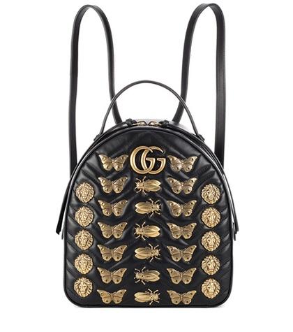 Aquazzura Gg Marmont Matelassé Leather Backpack