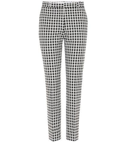 Wood Wood Checked Cotton-blend Trousers