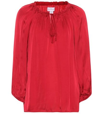 Velvet Rana Crêpe Blouse