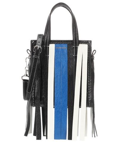Balenciaga Bazar Fringes Xxs Leather Shopper