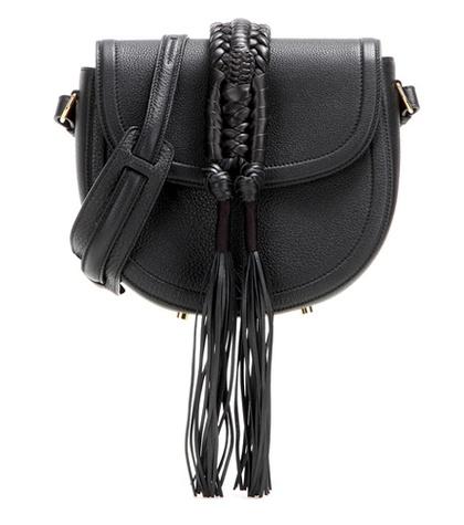 Altuzarra Ghianda Knot Saddle Leather Shoulder Bag