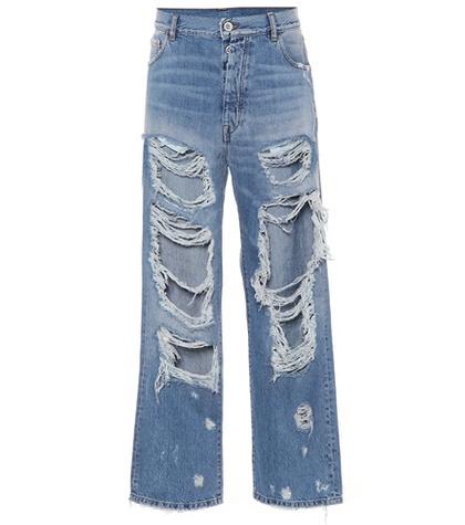 Unravel Ripped High-waisted Jeans