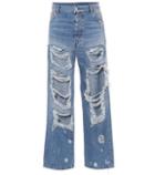 Unravel Ripped High-waisted Jeans