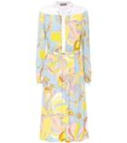 Emilio Pucci Printed Jersey Shirt Dress