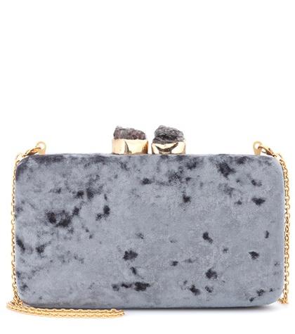 Kayu Margaux Velvet Box Clutch