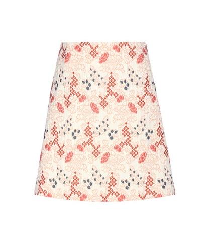 Vanessa Bruno Cotton-blend Jacquard Miniskirt