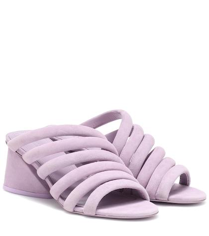 Jardin Des Orangers Izzie Mid Suede Sandals