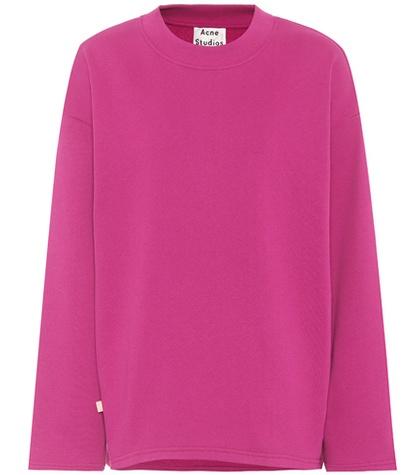 Acne Studios Karvell U Fleece Cotton Sweatshirt