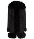 Saint Laurent Leather Coat